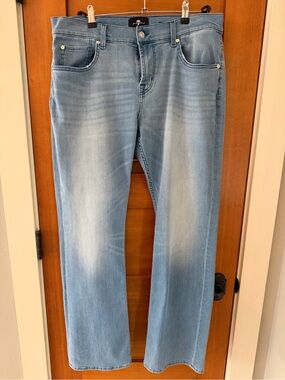 Men's 7 For All Mankind Brett Bootcut Jeans Size 34 EUC